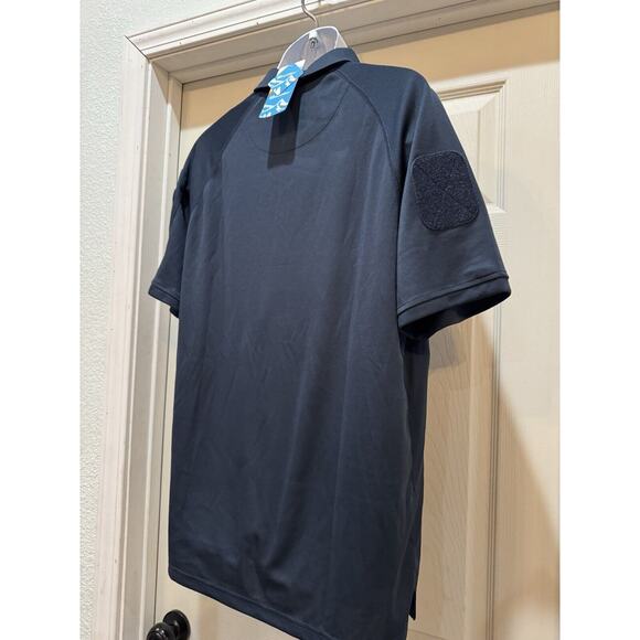 MAGCOMSEN Men's Polo Shirts with Zipper Pocket Size Large NWT - Picture 5 of 10